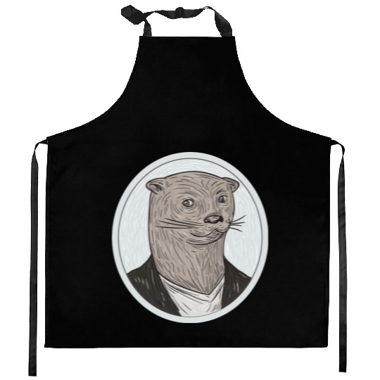 mr weasel Kitchen Aprons