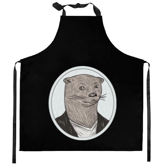 mr weasel Kitchen Aprons