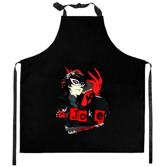 Persona 5 joker Kitchen Aprons