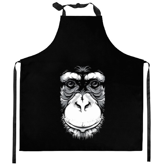 Monkey face Kitchen Aprons