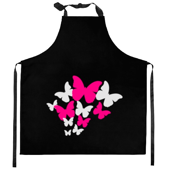 Butterflies Swarm Kitchen Aprons