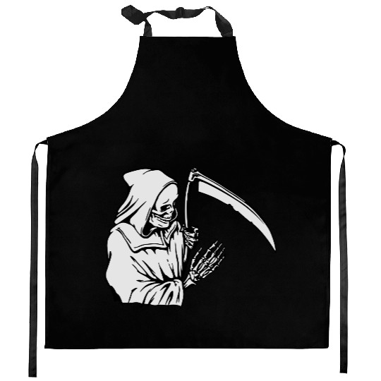 Grim Reaper Kitchen Aprons