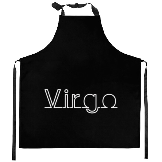 Virgo in White Kitchen Aprons