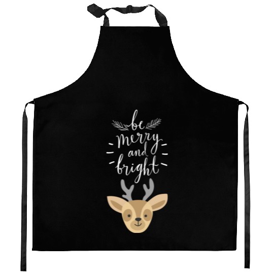 Merry and bright Kitchen Aprons
