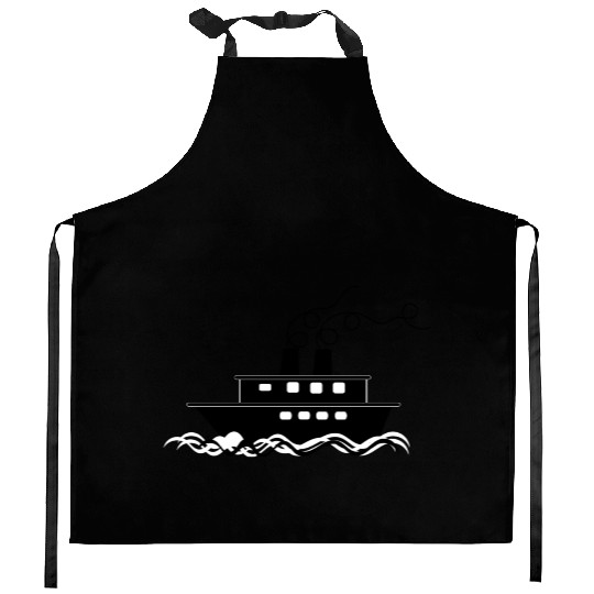 ship boat canoe sailboat submarine yacht anchor136 Kitchen Aprons