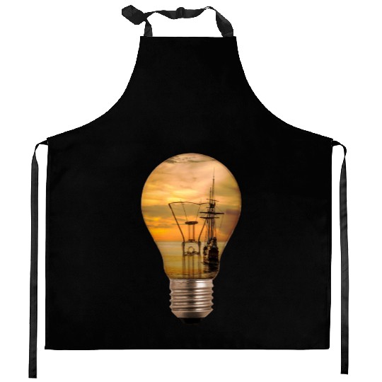 ship boat canoe sailboat submarine yacht anchor241 Kitchen Aprons