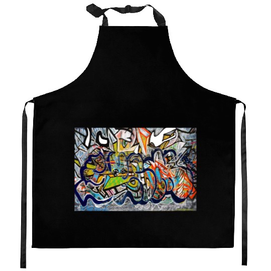 graffiti wall Kitchen Aprons