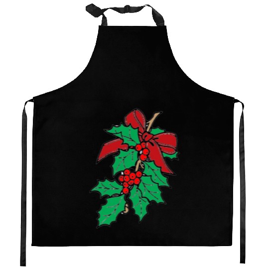 Mistletoe Kitchen Aprons