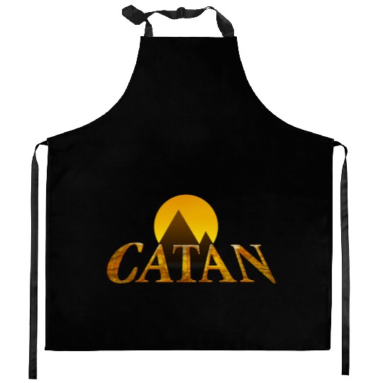 Modern Settlers of Catan Kitchen Aprons