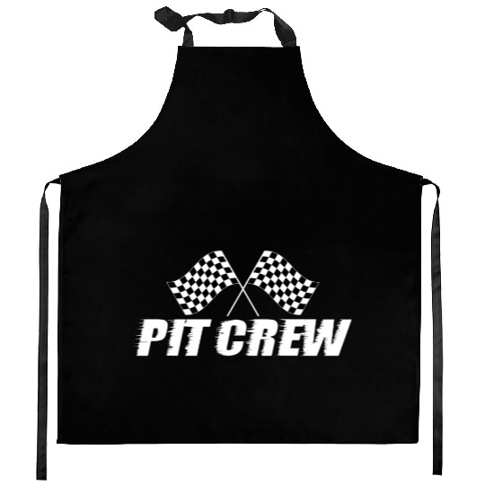 Pit Crew Racing Team Sports Racers Track Pit Stops Kitchen Aprons