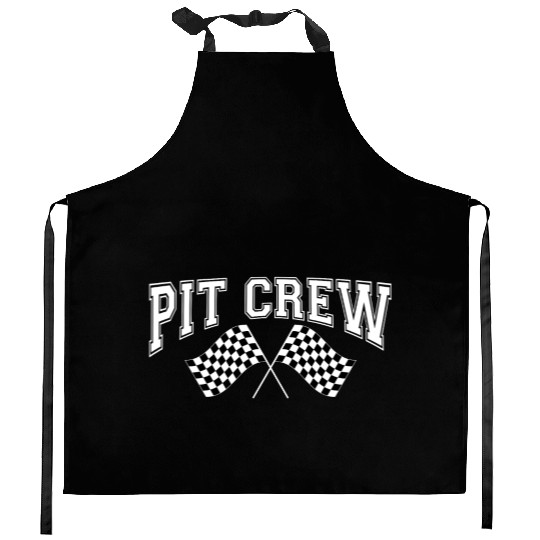 Pit Crew Racing Team Sports Racers Track Pit Stops Kitchen Aprons