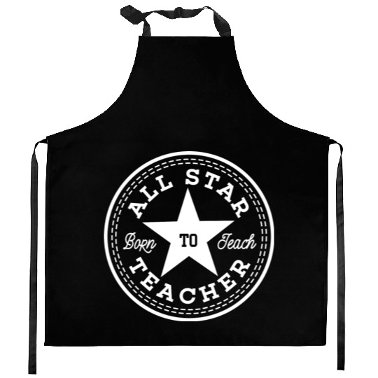All star teacher Kitchen Aprons