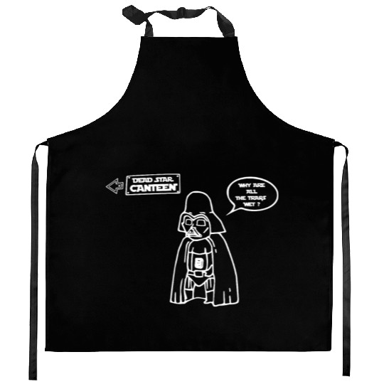 Eddie Izzard Death Star Canteen Kitchen Aprons