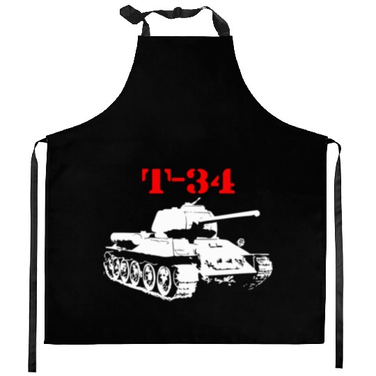 T 34 Soviet Russin World War II Tank Kitchen Aprons
