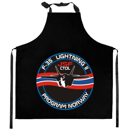 F-35 Lightning II Norway Kitchen Aprons