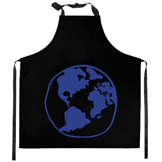 Planet Earth Kitchen Aprons
