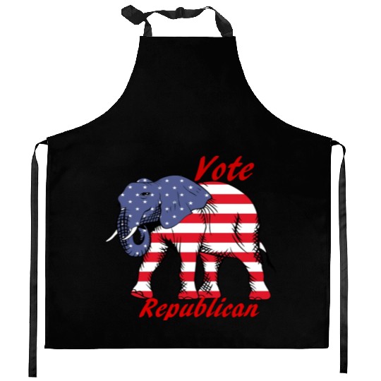 Vote Republican Kitchen Aprons