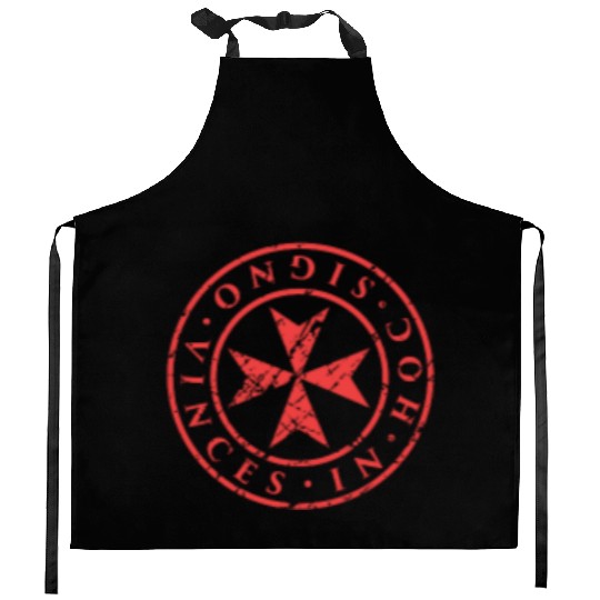 Knights Templar Maltese Cross Kitchen Aprons