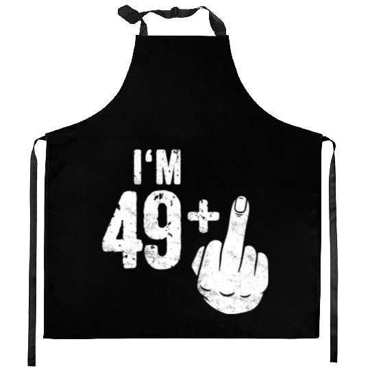 Funny 50th Birthday Gift Idea Bday Present Fifty Kitchen Aprons