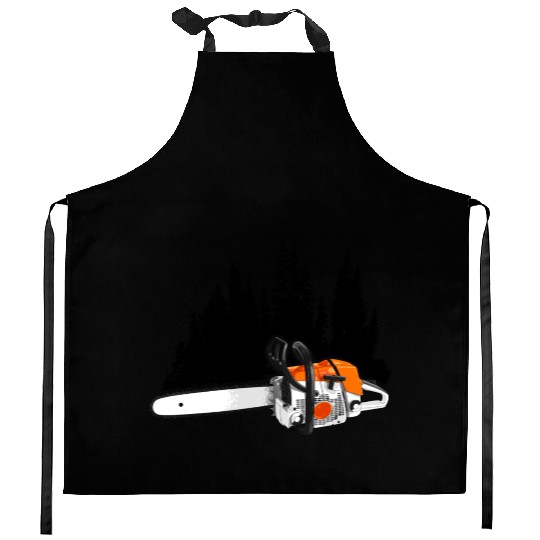 Your Forestry Business - Chainsaw & Pine Forest Kitchen Aprons