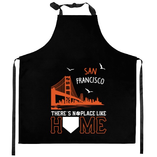 Baseball - san francisco my home Kitchen Aprons