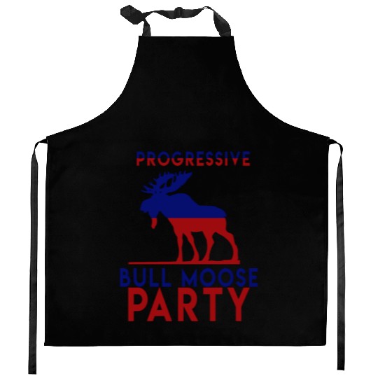 Bull Moose Party Progressive Teddy Roosevelt Kitchen Aprons