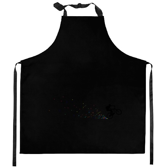 mountain bike biking cycling Kitchen Aprons