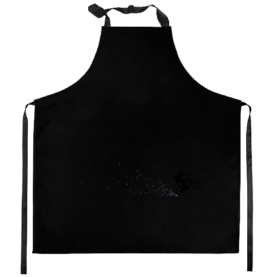 mountain bike biking cycling Kitchen Aprons