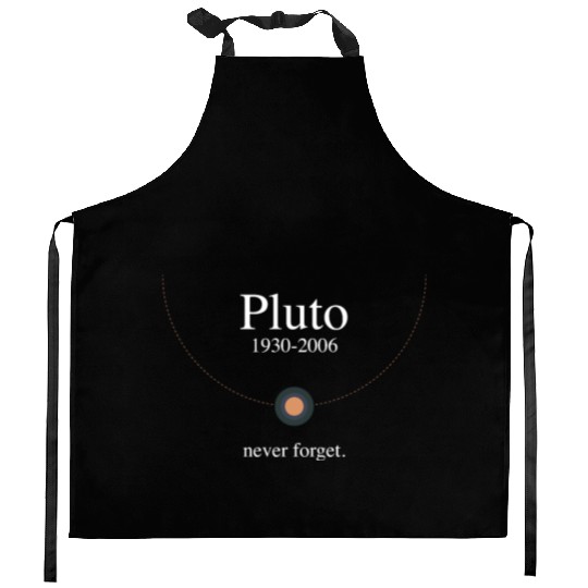 Pluto never forget Kitchen Aprons