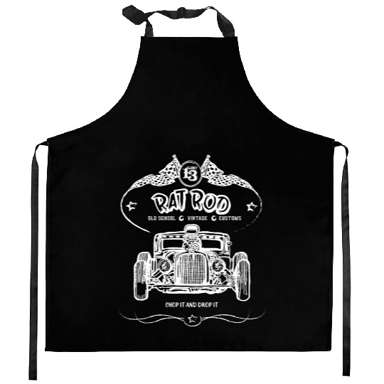 Rat Rod, Hot Rod Kitchen Aprons