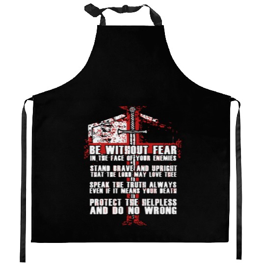 Templar - the knights templar code Kitchen Aprons