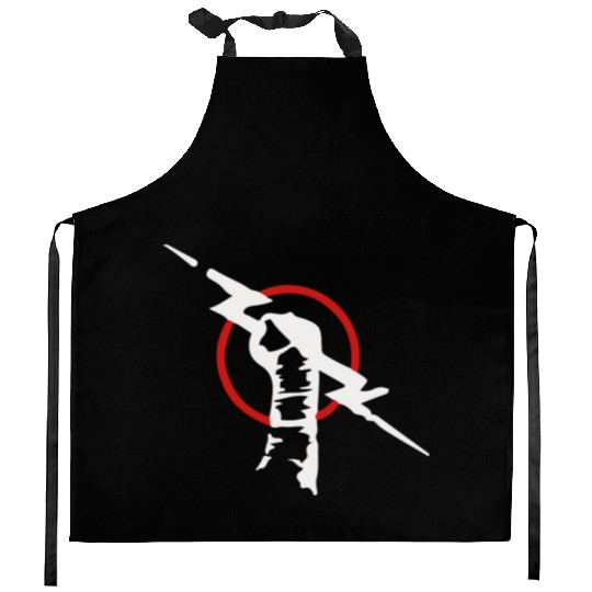 Cm Punk Lighting Rod Kitchen Aprons