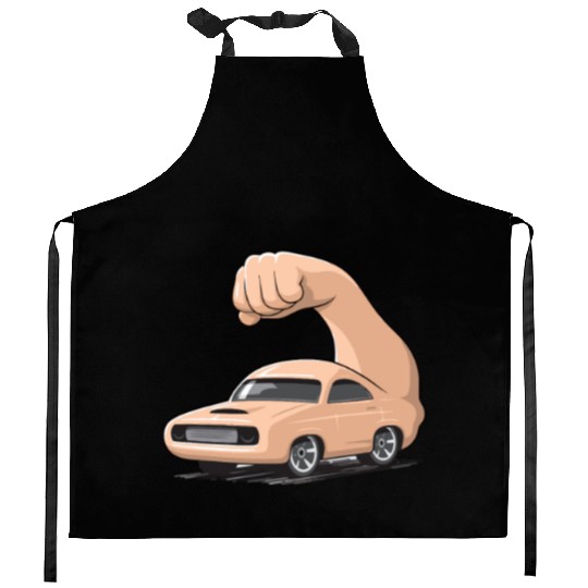 Muscle Car Kitchen Aprons