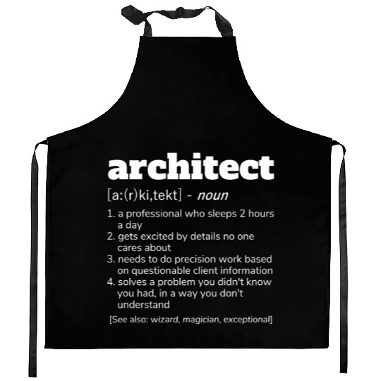 Architect Definition Kitchen Aprons, Funny Architects