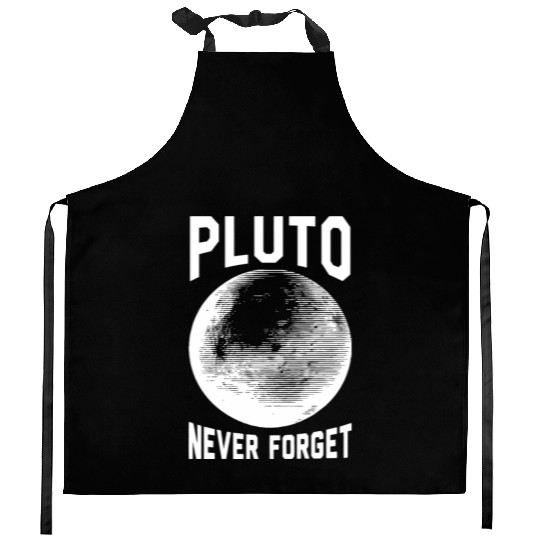 Pluto - pluto never forget Kitchen Aprons