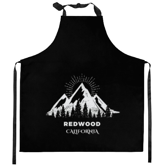 Redwood National Park Kitchen Aprons