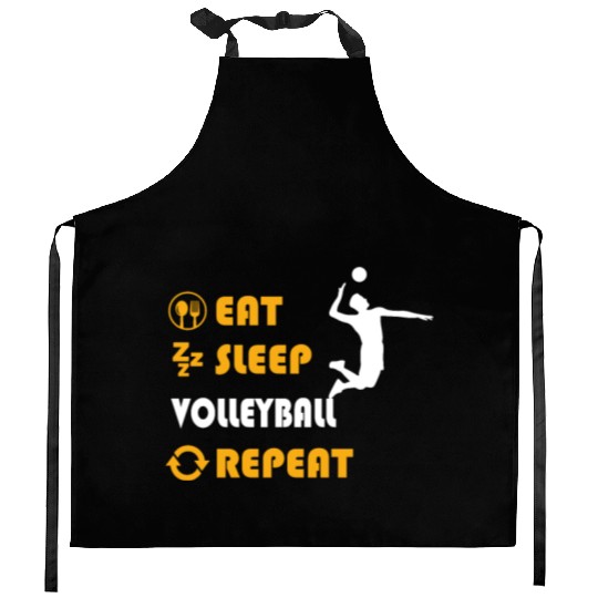 Volleyball - present for men and women Kitchen Aprons