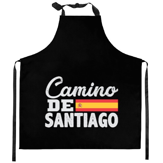 Camino De Santiago Way of Saint James Kitchen Aprons