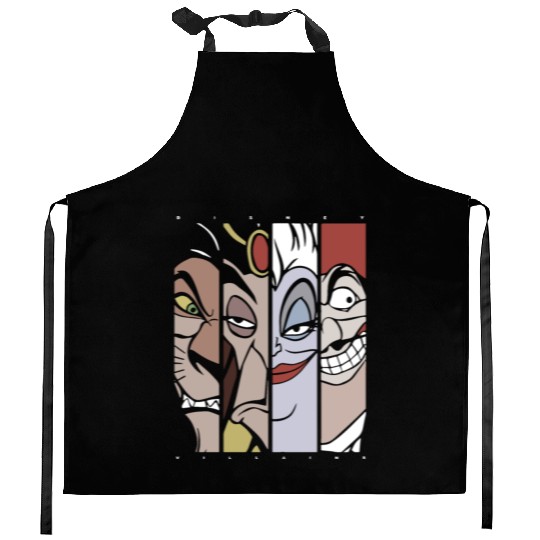 Disney Villains Lion King Hook Little Mermaid Alad Kitchen Aprons