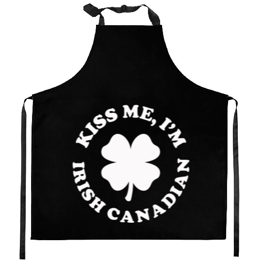 Kiss Me Im Irish Canadian Kitchen Aprons