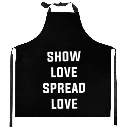 Show LOVE Spread LOVE GRiZ love Kitchen Aprons camp