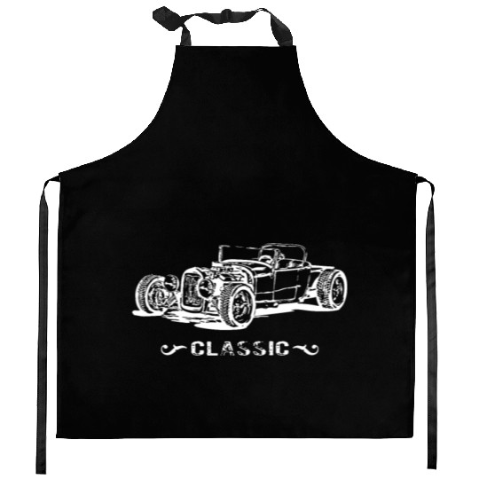 Classic Hot Rod Kitchen Aprons