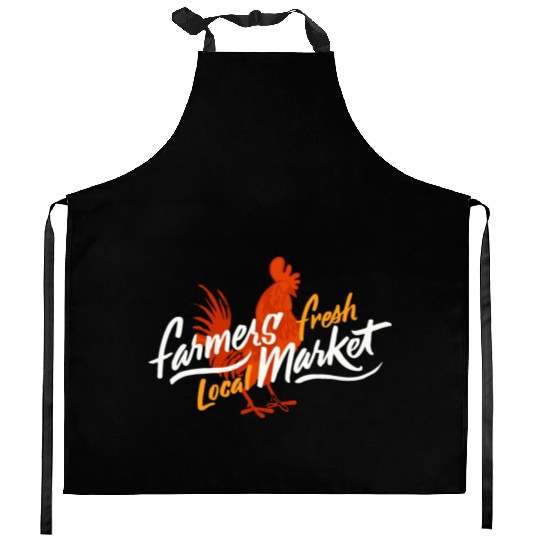 Rooster Farmers Market Kitchen Aprons