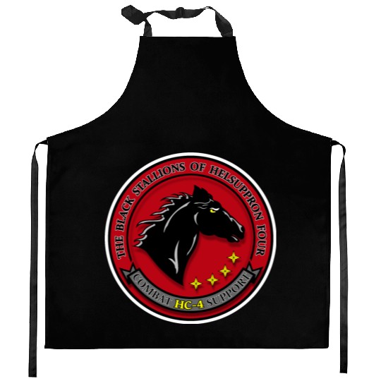 HC 4 Black Stallions Modified Kitchen Aprons