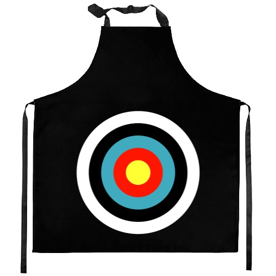 Bullseye Archery Target Shooter Rings Kitchen Aprons