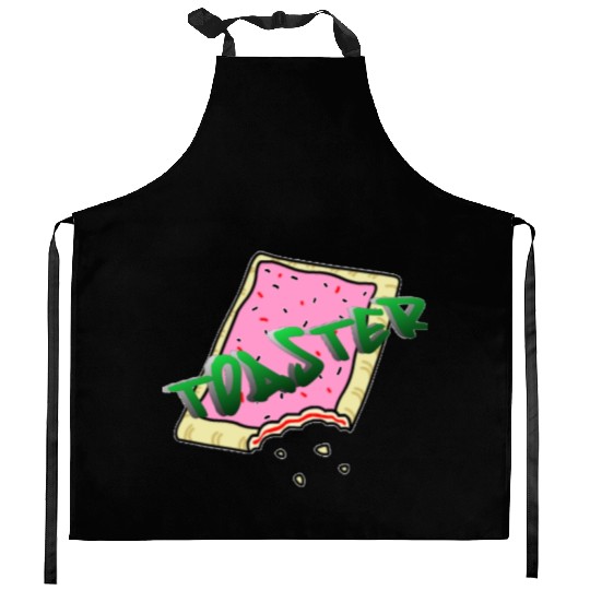 Toaster's Midnight Snack Kitchen Aprons