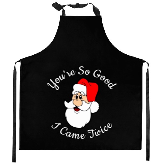Adult Humor Naughty Dirty Santa Christmas Gift Kitchen Aprons