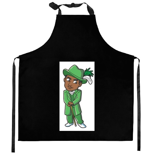 Money Green Kitchen Aprons