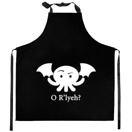 Cthulhu O R lyeh Lovecraft Humor Men s Women s or Kitchen Aprons