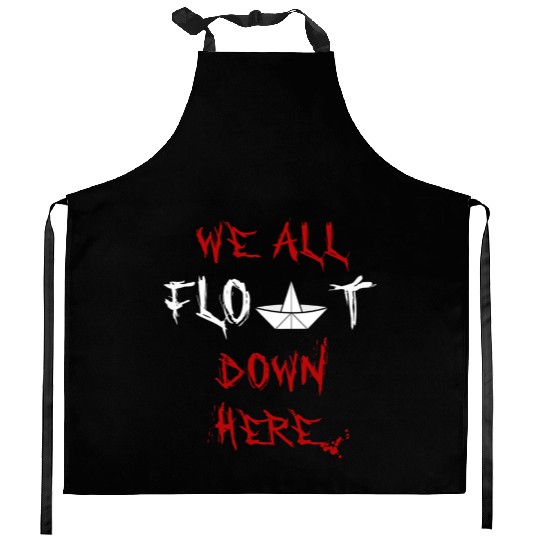 Stephen we all float down here movie scene baloon Kitchen Aprons